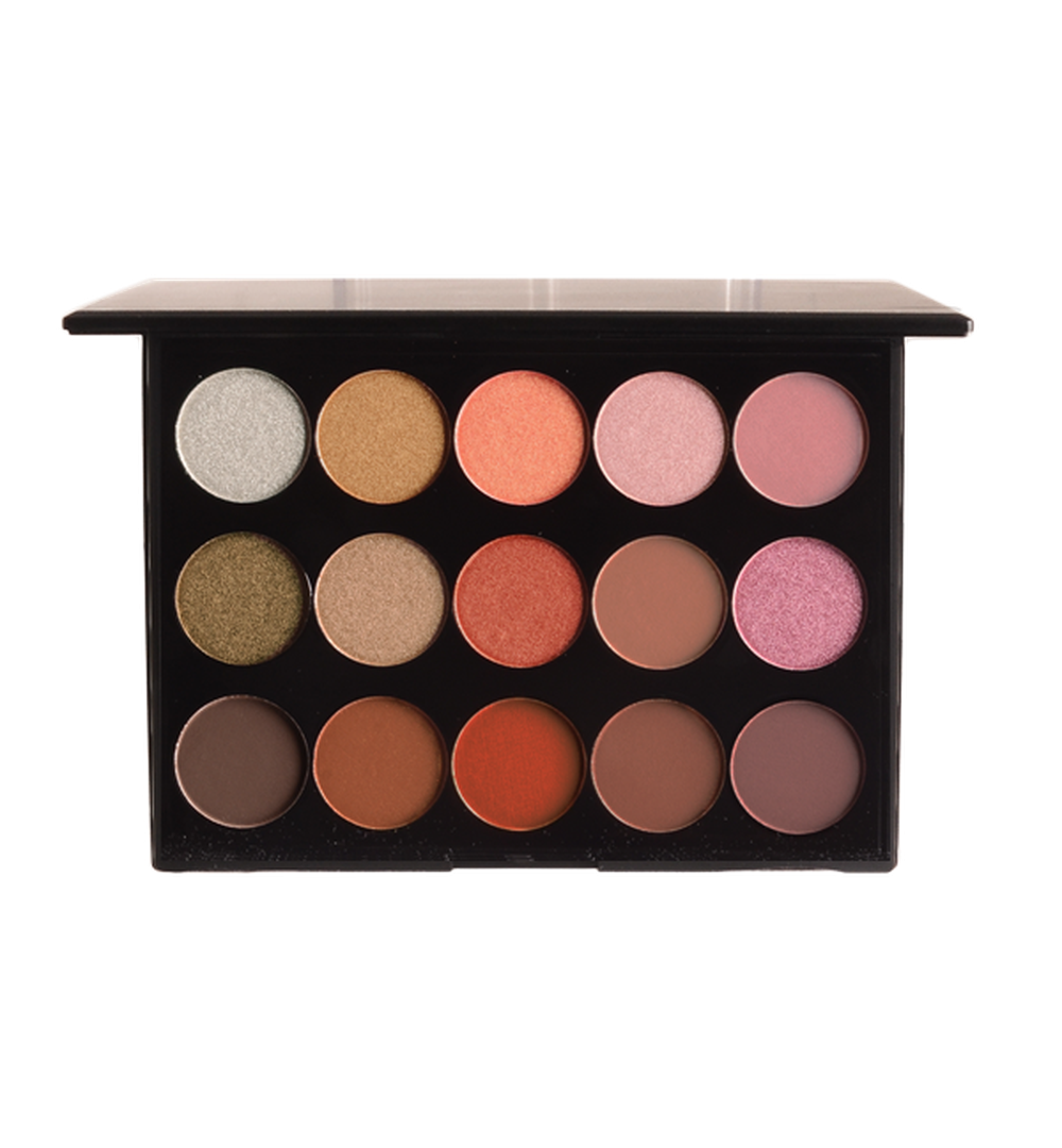 15 Shade Eyeshadow Palette - Warm Tone